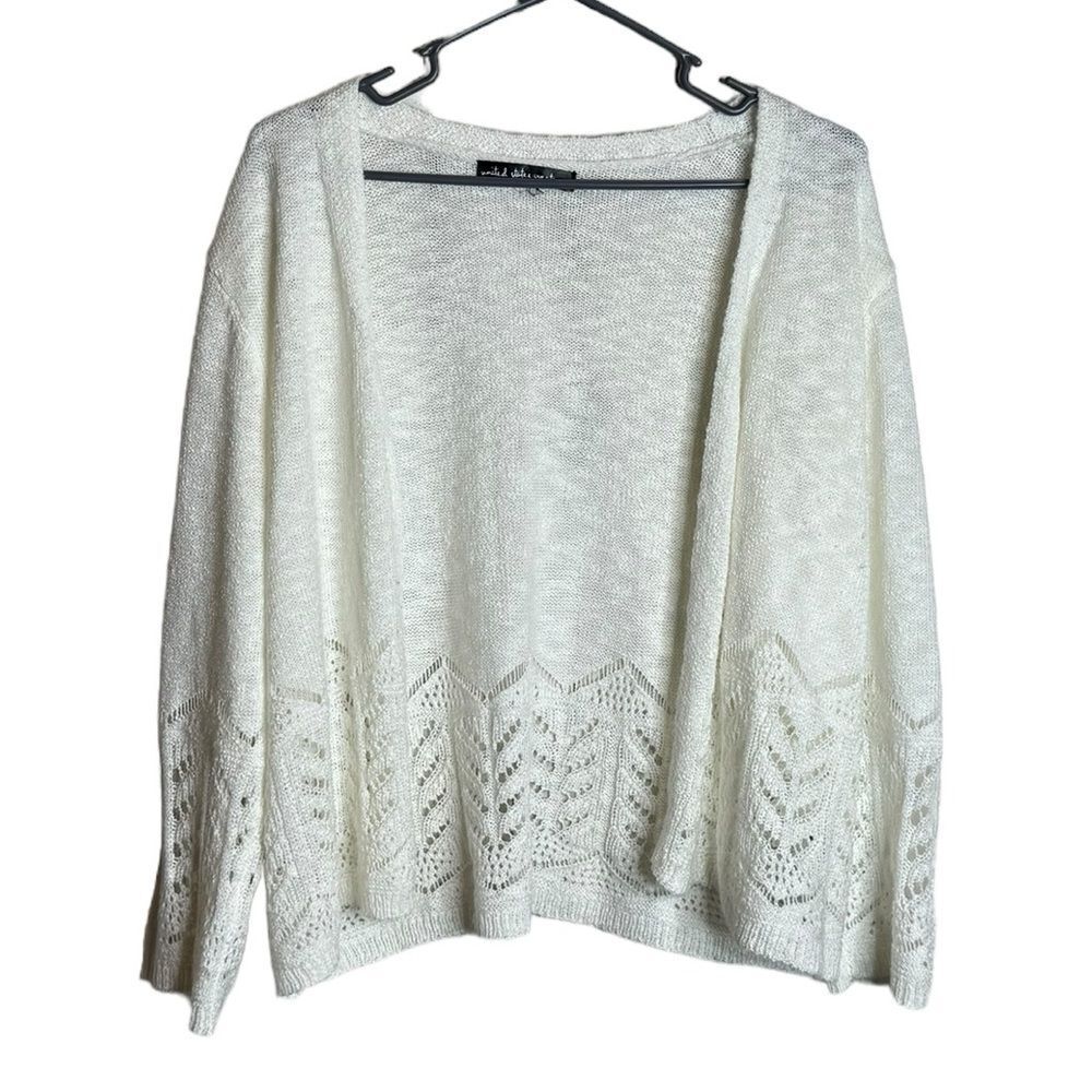 United States Sweaters White Cardigan size Small